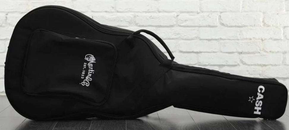 Martin Johnny Cash Dx Lh Gaucher Signature Dreadnought Hpl Ric - Black - Folk gitaar - Variation 5