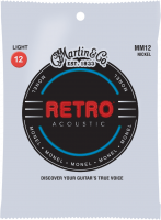 MM12 Acoustic Guitar 6-String Set Retro Monel 12-54 - snarenset