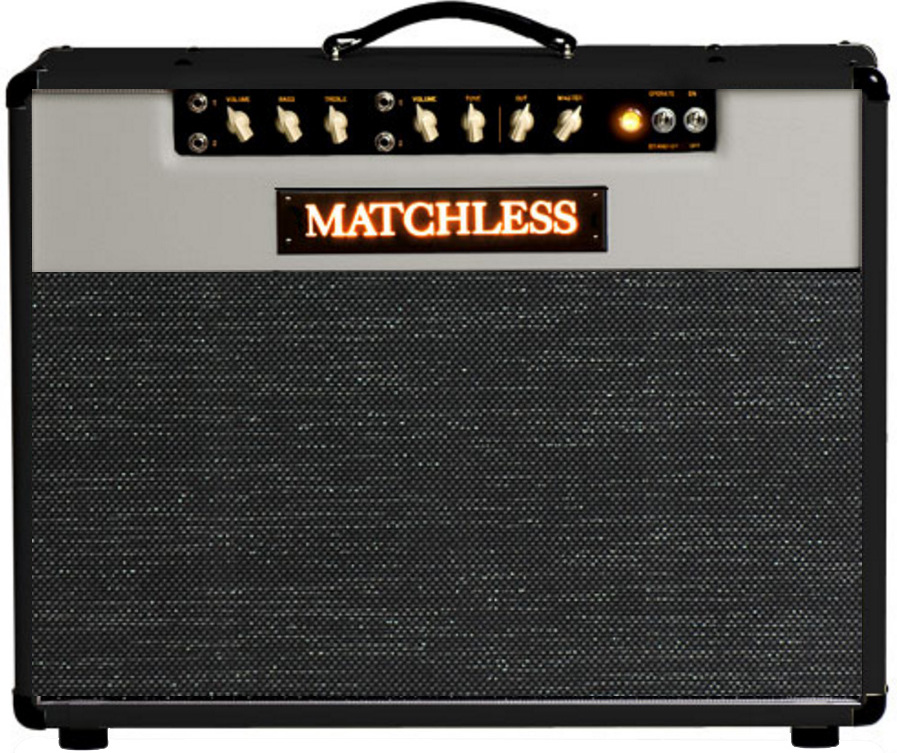 Matchless Sc Mini 1x12 6w Black/light Gray/silver - Combo voor elektrische gitaar - Main picture