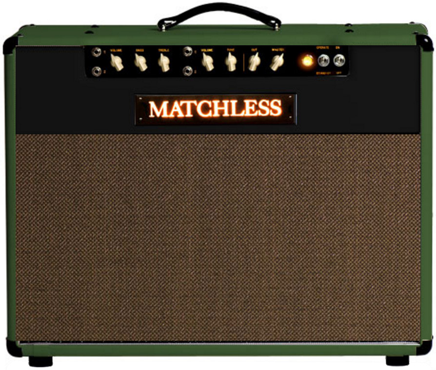 Matchless Sc Mini 1x12 6w Green/black/gold - Combo voor elektrische gitaar - Main picture