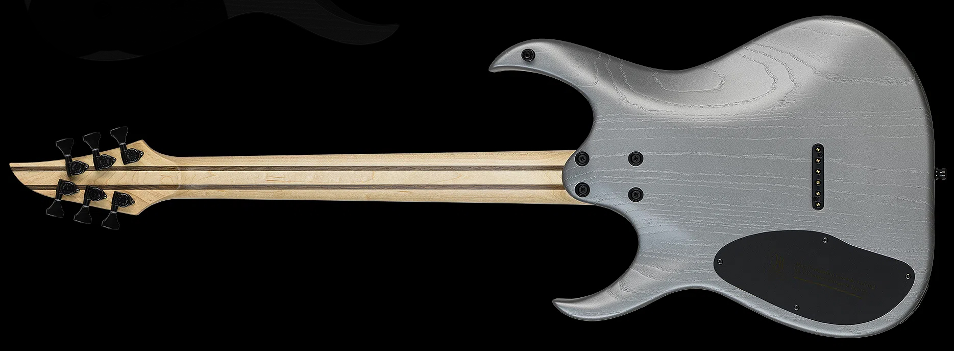 Mayones Guitars Duvell Dt6 2h Ht Bl - Gunmetal Grey Metallic Matt - Elektrische gitaar in Strat vorm - Variation 1