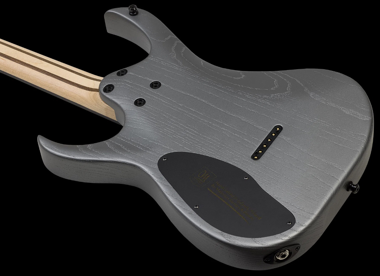 Mayones Guitars Duvell Dt6 2h Ht Bl - Gunmetal Grey Metallic Matt - Elektrische gitaar in Strat vorm - Variation 3