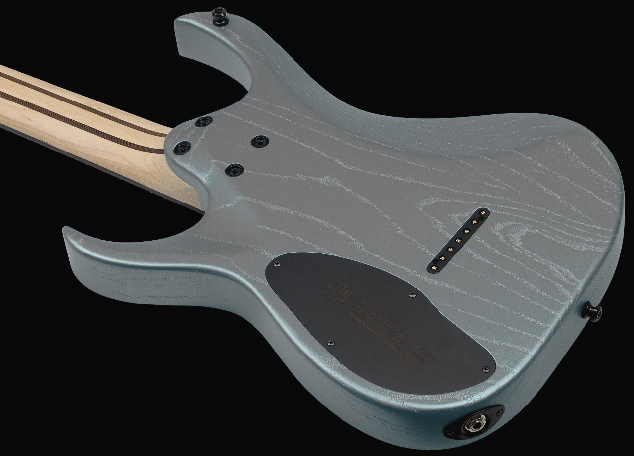 Mayones Guitars Duvell Dt7 7c Baryton 2h Ht Bl - Gunmetal Grey Metallic Matt - Bariton elektrische gitaar - Variation 2