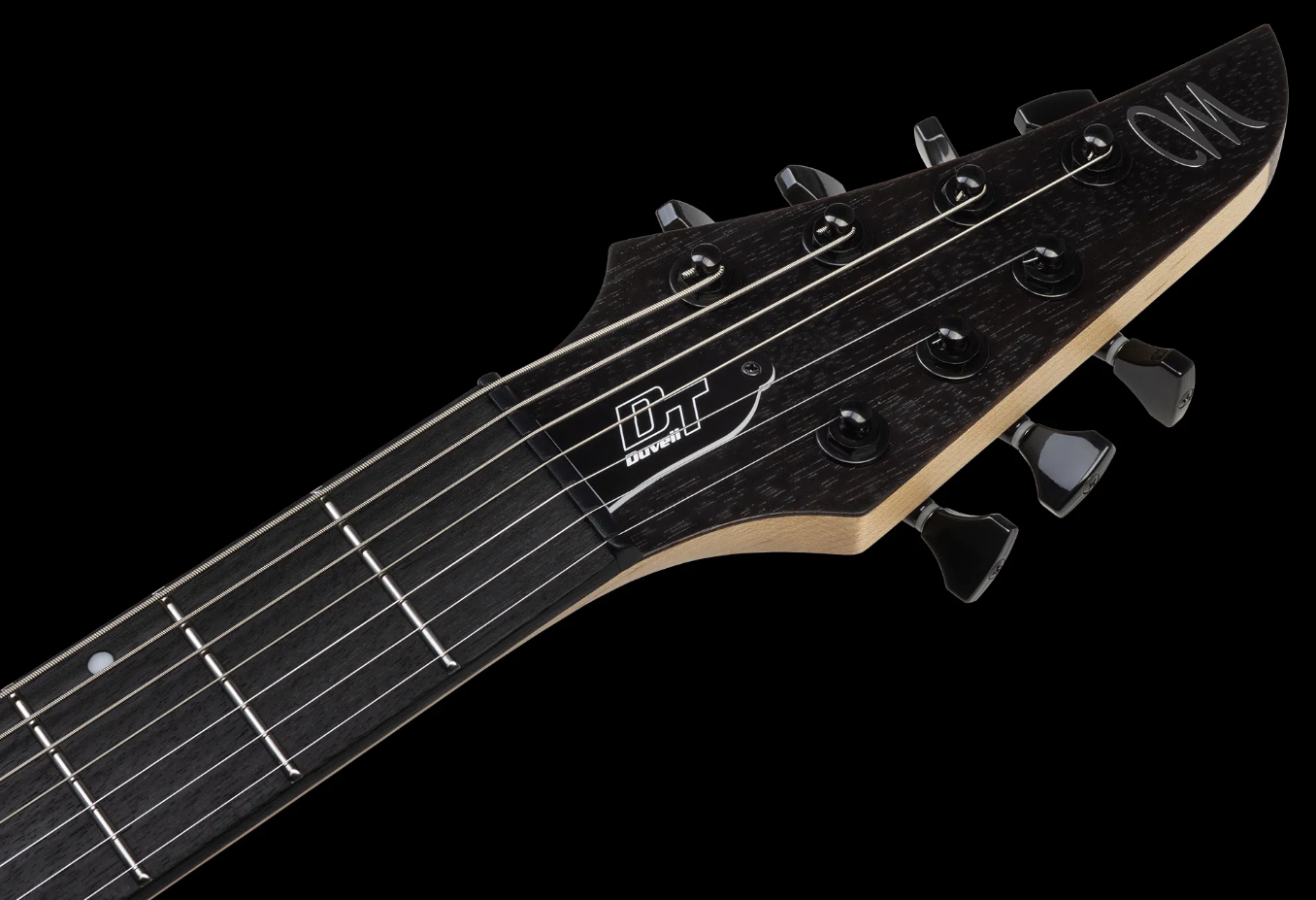 Mayones Guitars Duvell Dt7 7c Baryton 2h Ht Bl - Gunmetal Grey Metallic Matt - Bariton elektrische gitaar - Variation 3