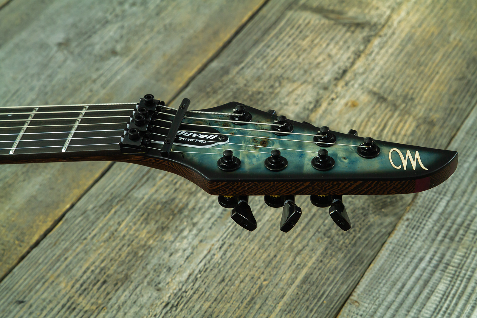 Mayones Guitars Duvell Elite Pro 7c Baryton 2h Velvetrone Fr Eb #df2511178 - Matt Ice Dragon - Bariton elektrische gitaar - Variation 7