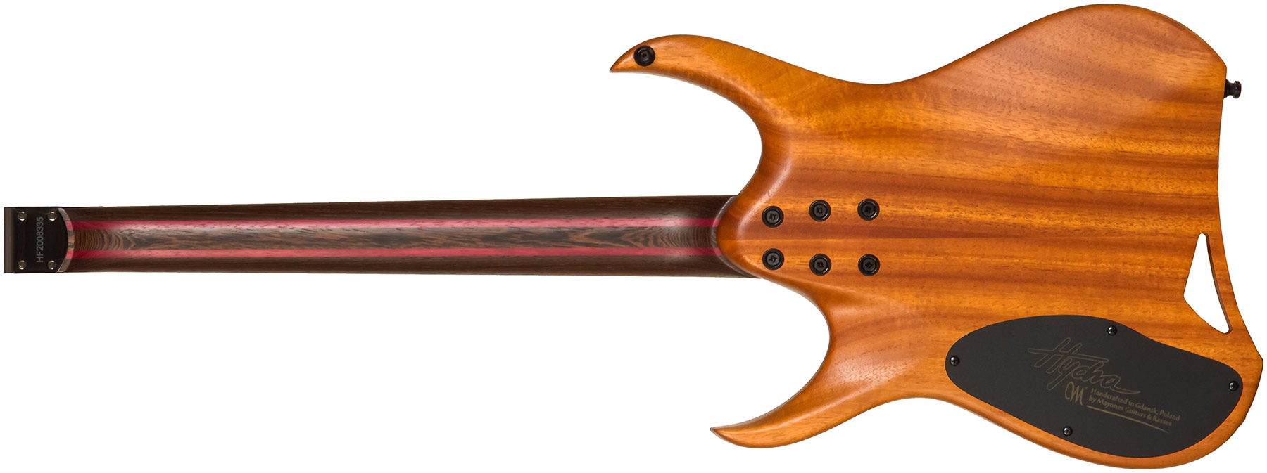 Mayones Guitars Hydra Elite 6 2h Seymour Duncan Ht Eb #hf2008335 - Dirty Red Satin - Metalen elektrische gitaar - Variation 1