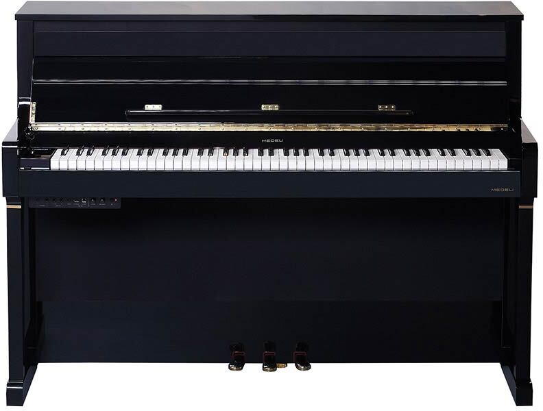 Medeli Up 605 - Noir - Digitale piano met meubel - Main picture