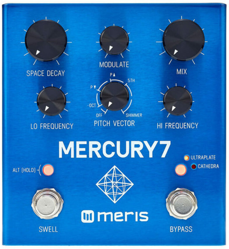 Meris Mercury 7 Reverb Pedal - Reverb/delay/echo effect pedaal - Main picture