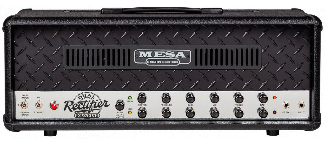 Mesa Boogie 90s Dual Rectifier Head 100w 6l6 Blackout - Gitaarversterker top - Variation 1