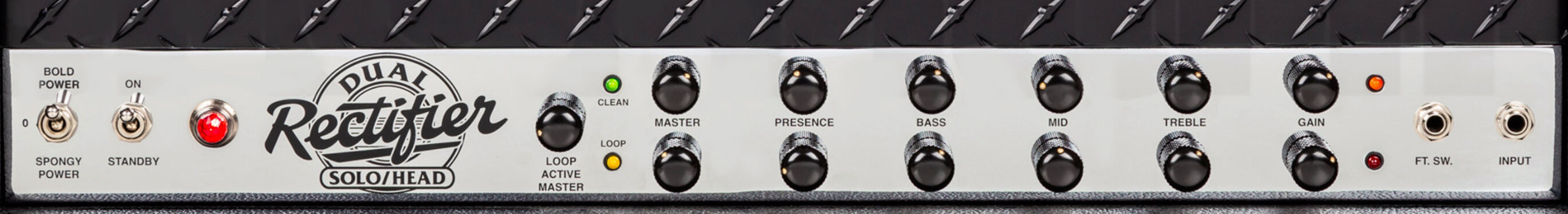 Mesa Boogie 90s Dual Rectifier Head 100w 6l6 Blackout - Gitaarversterker top - Variation 2