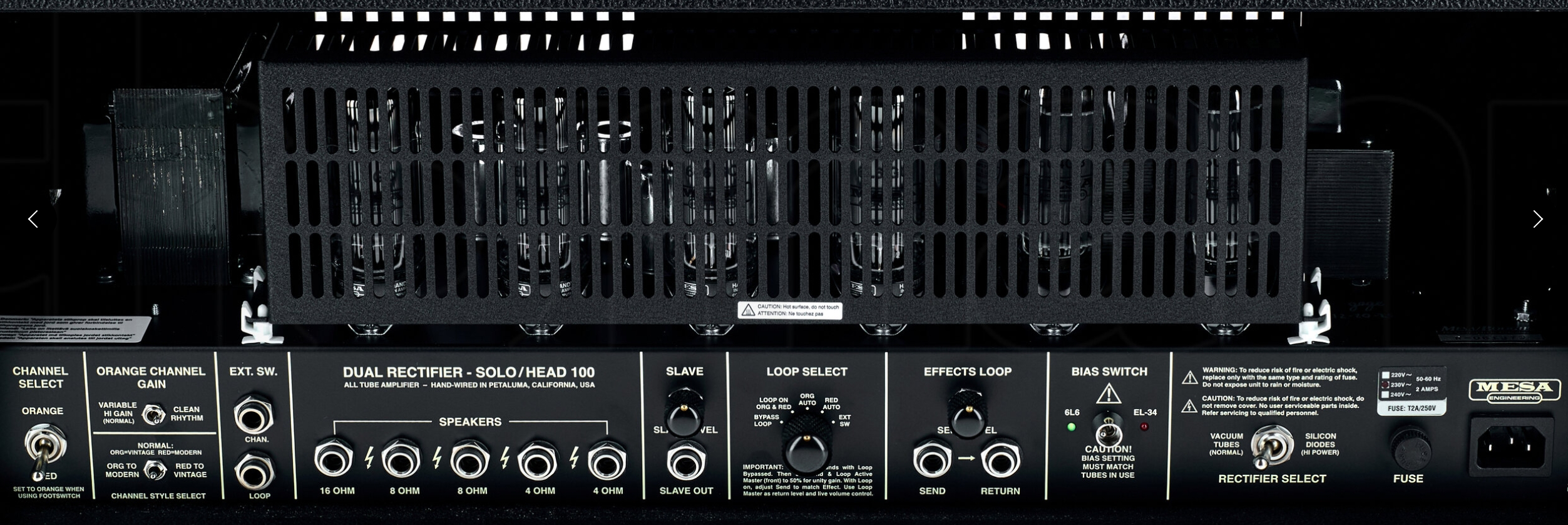 Mesa Boogie 90s Dual Rectifier Standard Head 100w 6l6 Black Bronco - Gitaarversterker top - Variation 4
