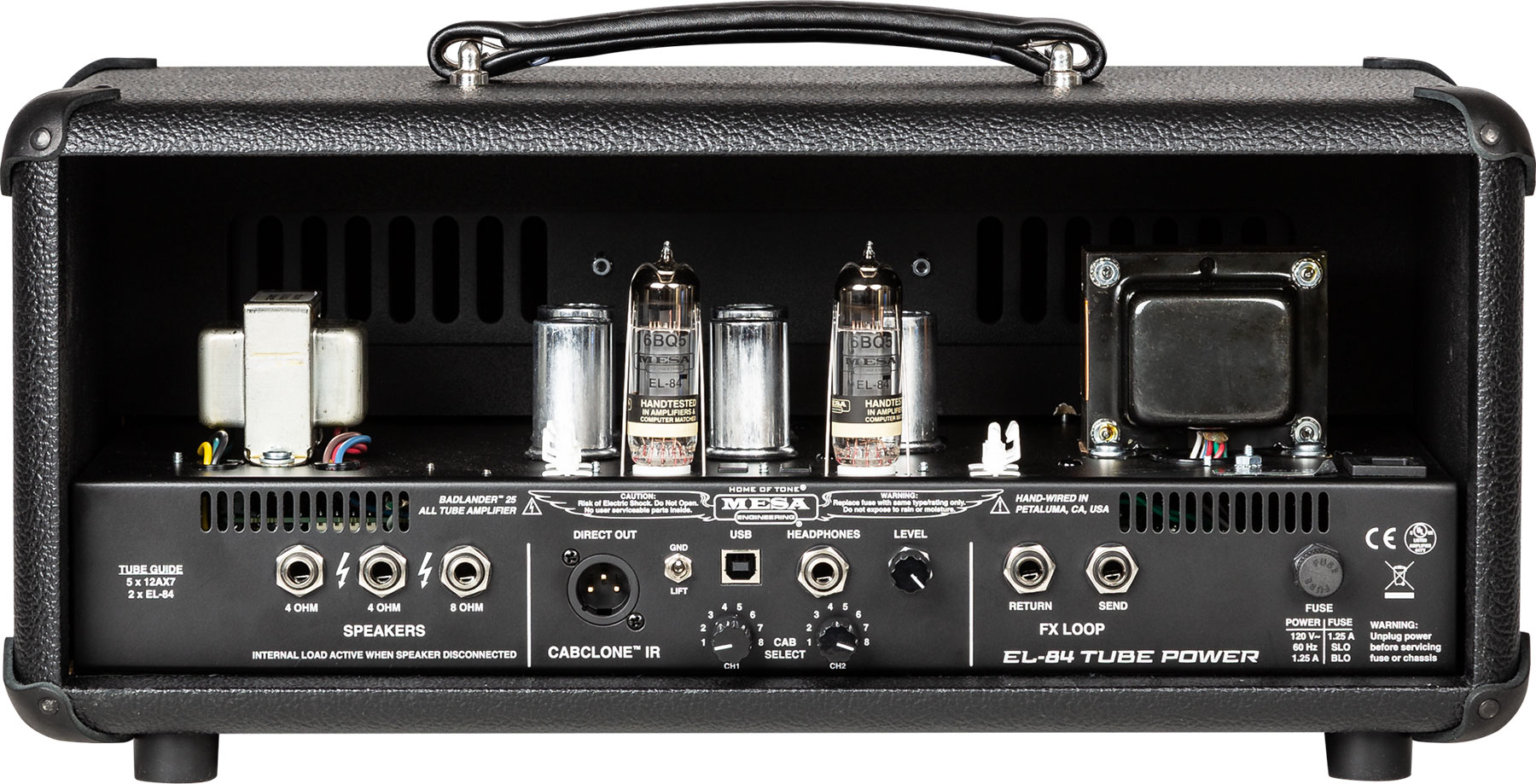 Mesa Boogie Badlander 25 Head 10/25w El84 Black Bronco - Gitaarversterker top - Variation 2