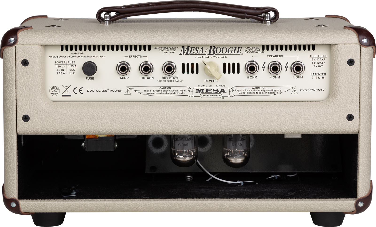 Mesa Boogie California Tweed 6v6 2:20 Head 1/10/20w - Gitaarversterker top - Variation 2