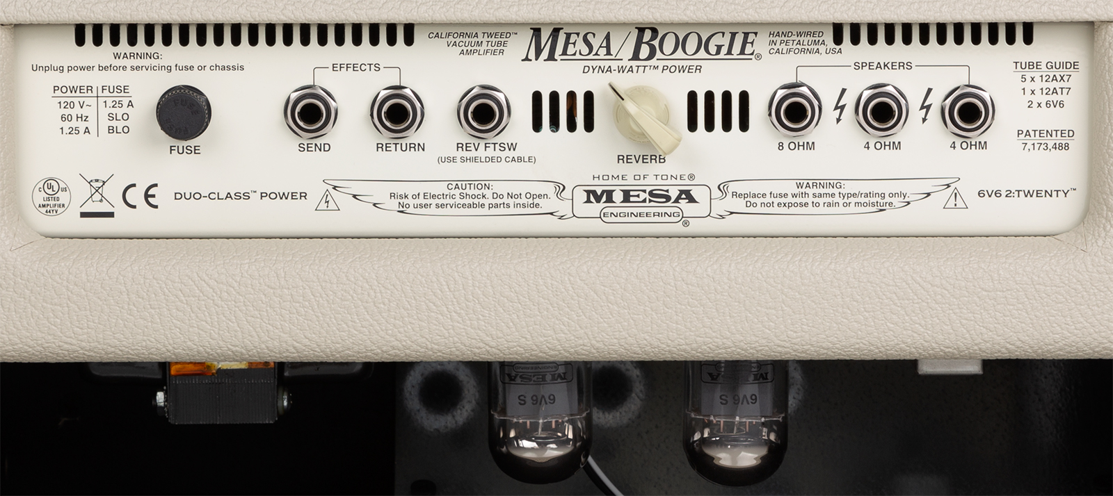 Mesa Boogie California Tweed 6v6 2:20 Head 1/10/20w - Gitaarversterker top - Variation 3