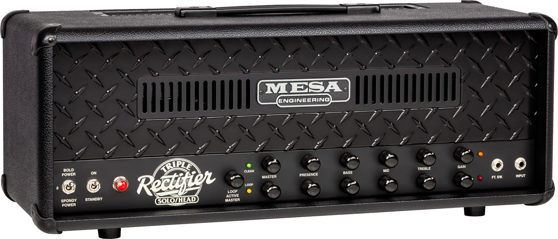 Mesa Boogie 90s Triple Rectifier Head 150w 6l6 Blackout - Gitaarversterker top - Main picture
