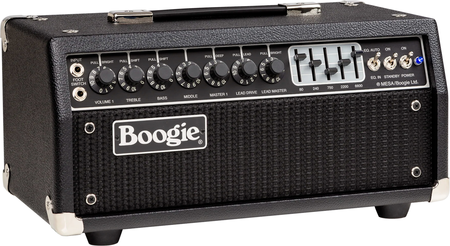 Mesa Boogie Mark Iic+ Head 25/75w 6l6 Black Bronco - Gitaarversterker top - Main picture