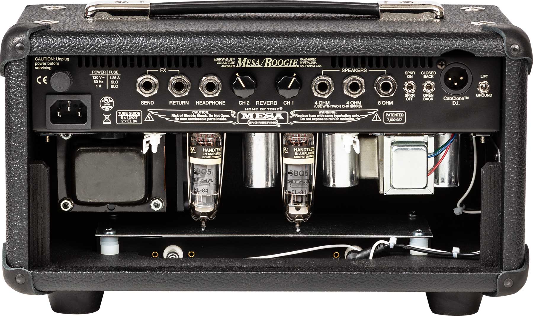 Mesa Boogie Mark Five 25 Head 10/25w El84 Black Bronco - Gitaarversterker top - Variation 2