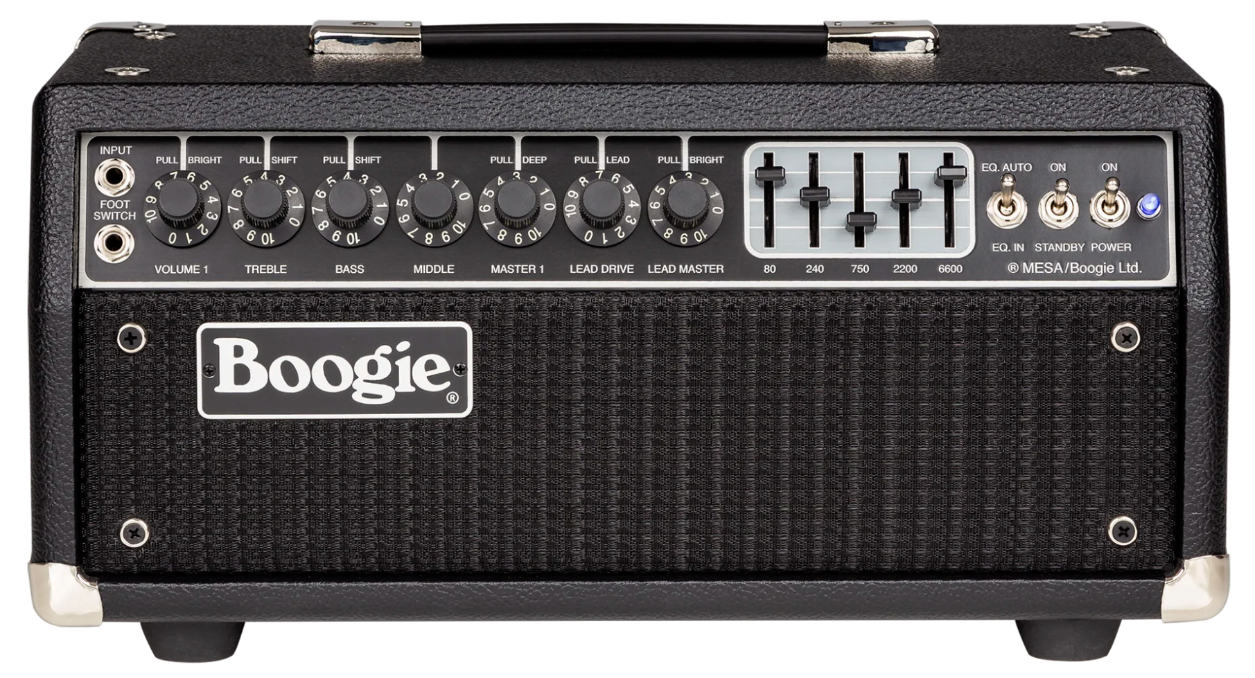 Mesa Boogie Mark Iic+ Head 25/75w 6l6 Black Bronco - Gitaarversterker top - Variation 1