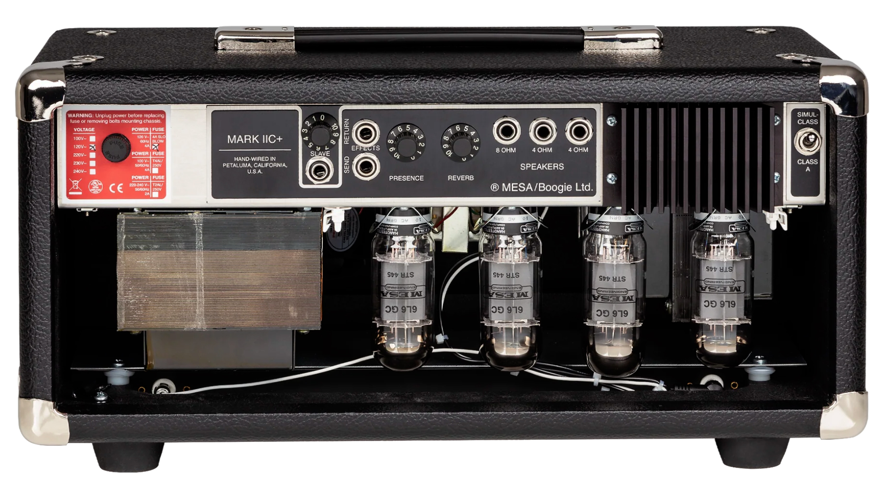 Mesa Boogie Mark Iic+ Head 25/75w 6l6 Black Bronco - Gitaarversterker top - Variation 2