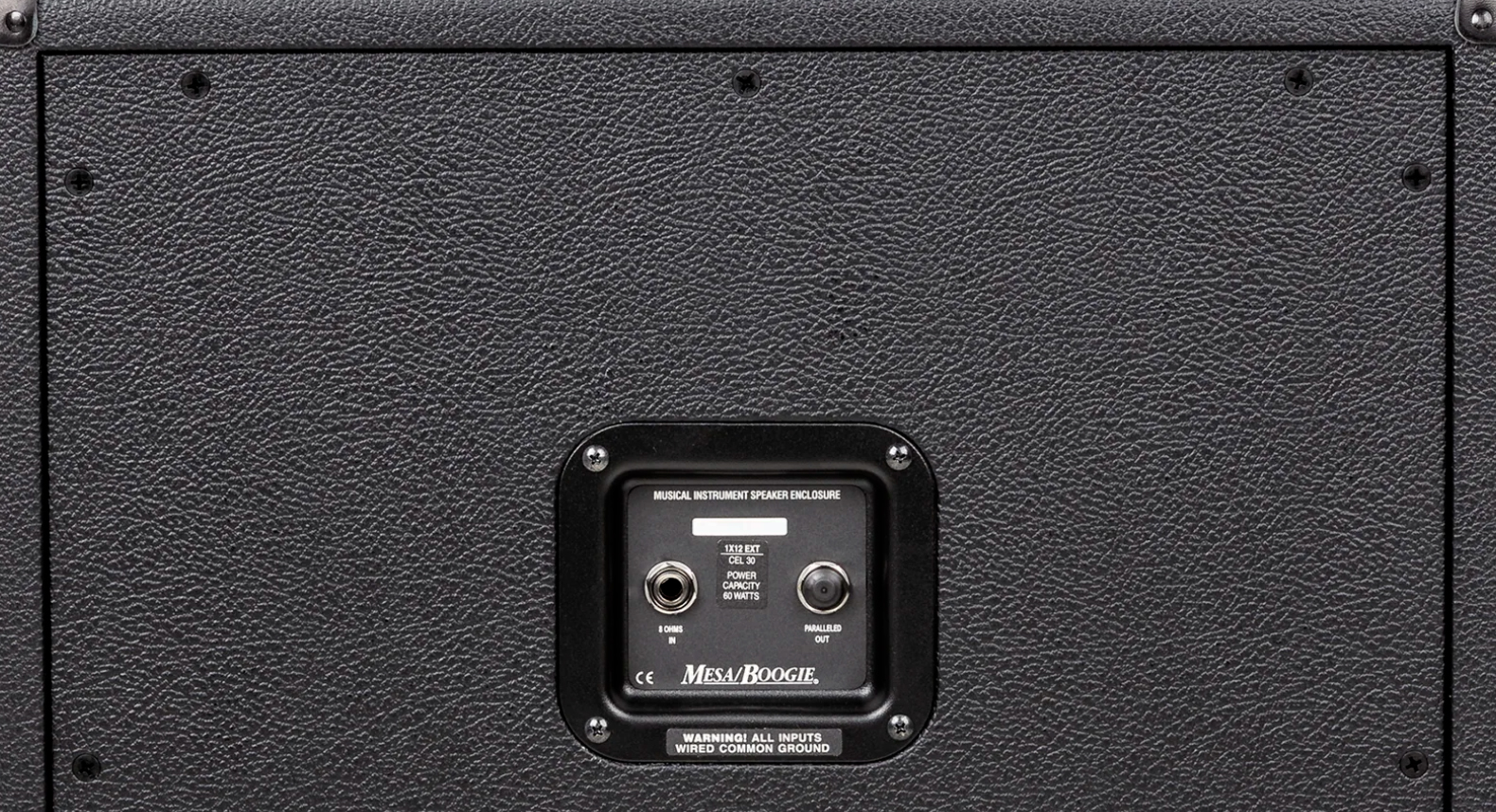 Mesa Boogie Rectifier 1x12 Mini Wide Straight Guitar Cab 60w 8-ohms Black Bronco - Elektrische gitaar speakerkast - Variation 2