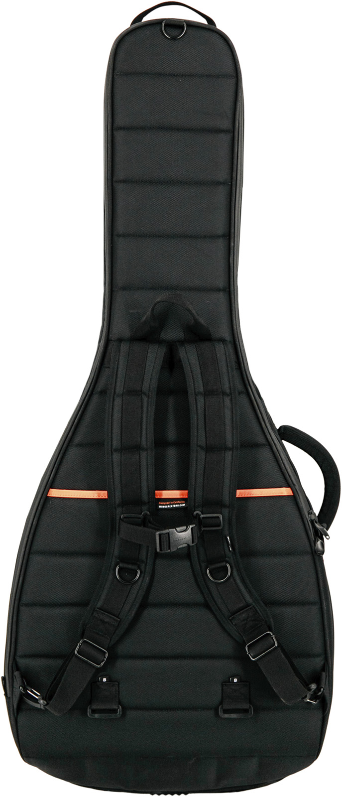 Mono 2 Guitares Demi-caisse Et Electrique (avec Roulettes) - Tas voor Elektrische Gitaar - Variation 1