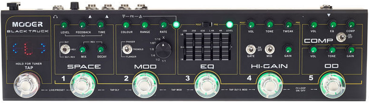 Mooer Black Truck Hi-gain Guitar Multi Effects - Multieffecten Pedaal voor Electrische Gitaar - Variation 1