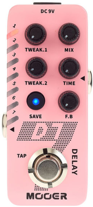 Mooer D7 Delay - Reverb/delay/echo effect pedaal - Main picture