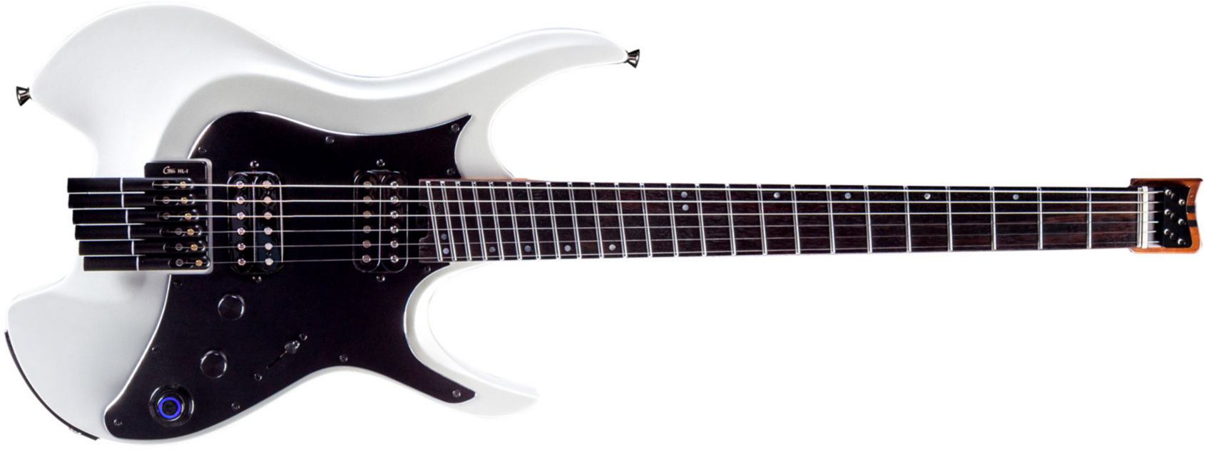 Mooer Gtrs W800 Pro Intelligent Guitar Hh Ht Rw - Pearl White - MIDI / Digital elektrische gitaar - Main picture