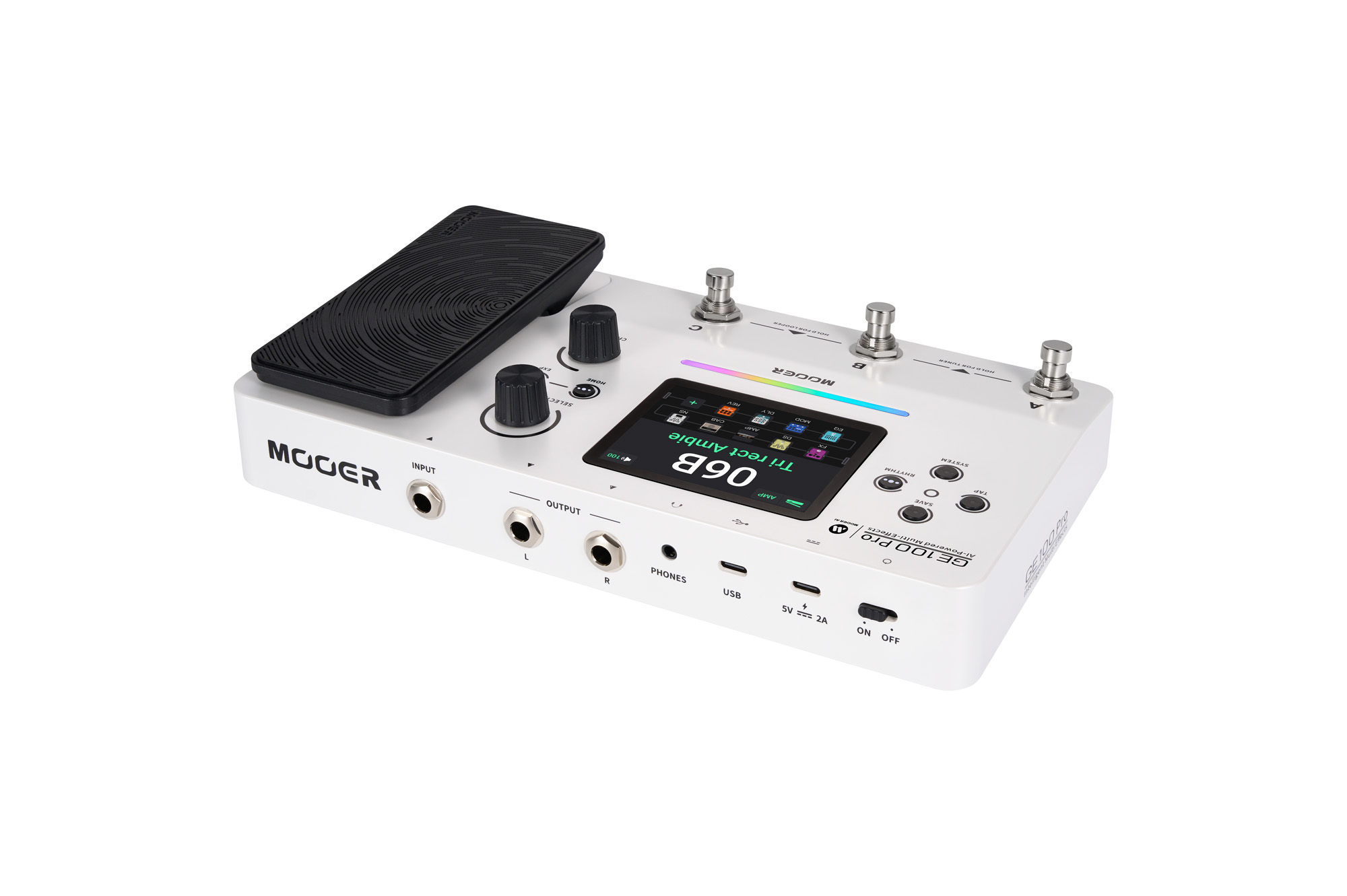Mooer Ge100 Pro - Multieffecten Pedaal voor Electrische Gitaar - Variation 3