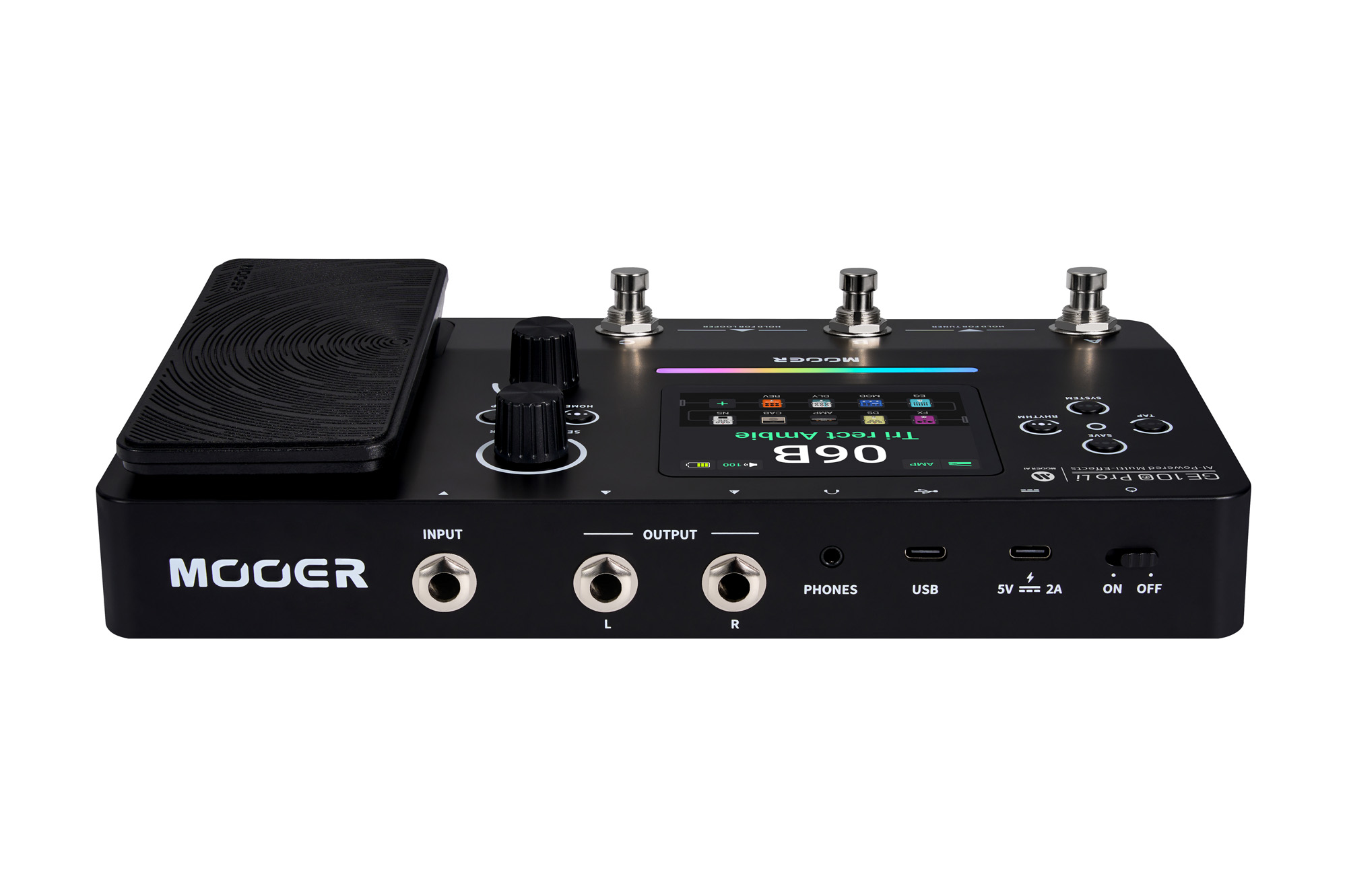 Mooer Ge100 Pro Li - Multieffecten Pedaal voor Electrische Gitaar - Variation 1
