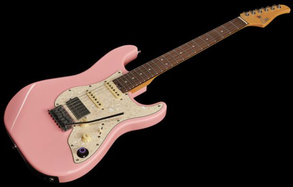 Mooer Gtrs S800 Hss Trem Rw - Shell Pink - MIDI / Digital elektrische gitaar - Variation 2
