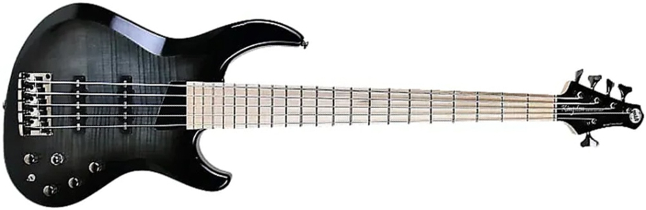 Mtd Saragota Deluxe Ksdx5mn-bbt Kingston 5c Active Mn - Black Burst - Solid body elektrische bas - Main picture