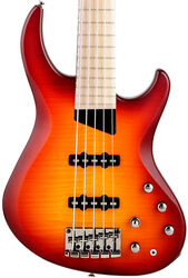 Solid body elektrische bas Mtd Kingston Saragota Deluxe KSDX5MN 5-String - Deep Cherry Burst
