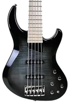 Solid body elektrische bas Mtd Kingston Saragota Deluxe KSDX5MN 5-String - black burst