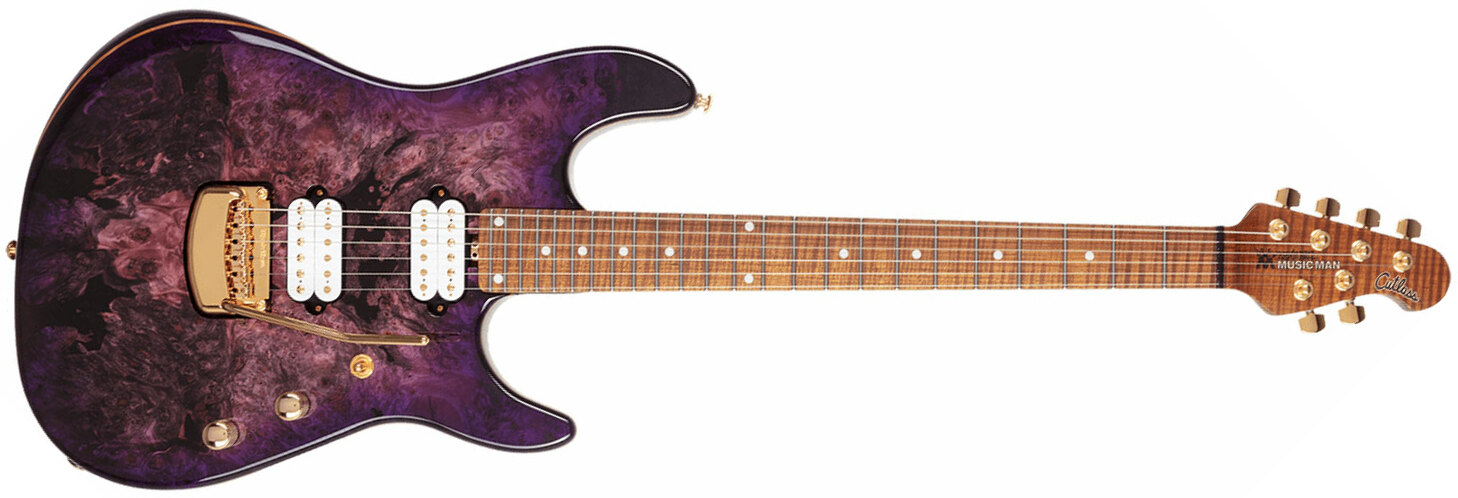 Music Man Jason Richardson 6 Cutlass Signature 6c 2h Trem Mn - Majora Purple - Elektrische gitaar in Str-vorm - Main picture