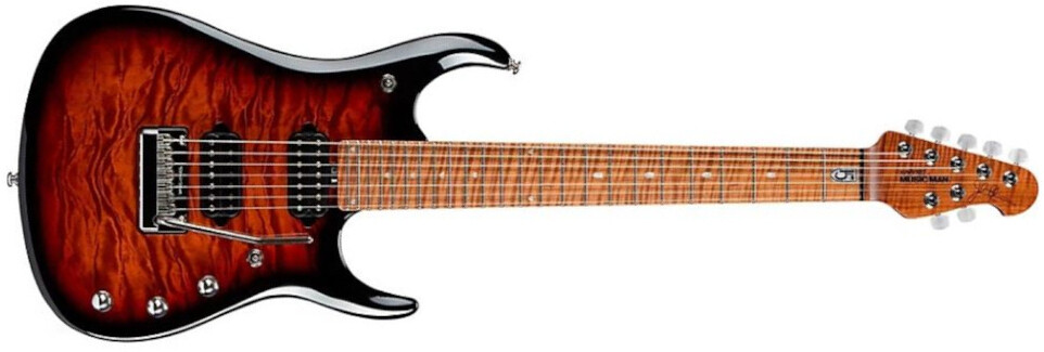 Music Man John Petrucci Jp15 Signature 2h Dimarzio Piezo Trem Mn +housse - Tiger Eye Quilt Top - Metal elektrische gitaar - Main picture