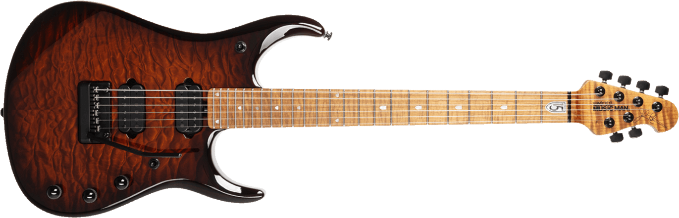 Music Man John Petrucci Jp15 Signature 2h Dimarzio Piezo Trem Mn +housse - Amber Waves Quilt - Kenmerkende elektrische gitaar - Main picture