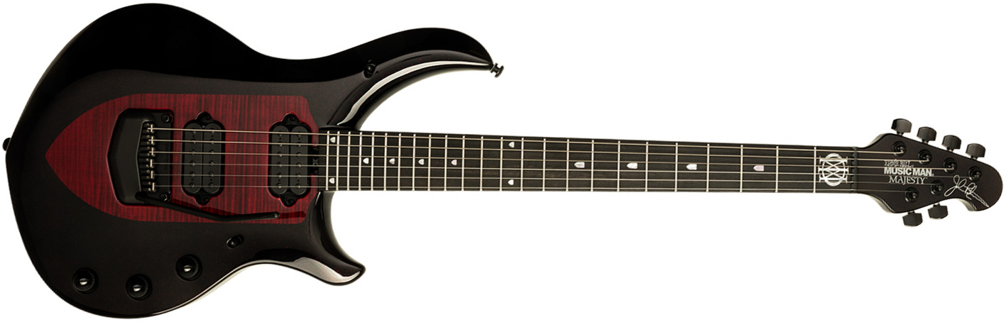 Music Man John Petrucci Majesty 6 Signature 2h Dimarzio Piezo Trem Eb - Sanguine Red - Metalen elektrische gitaar - Main picture