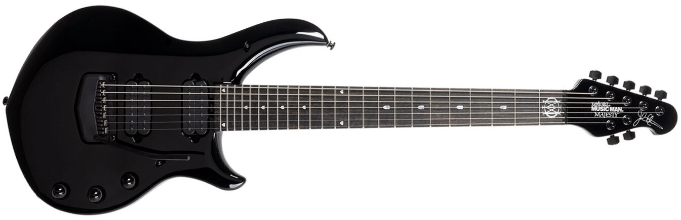 Music Man John Petrucci Majesty 7c Signature 2h Dimarzio Piezo Trem Eb +etui - Dark Side - Kenmerkende elektrische gitaar - Main picture
