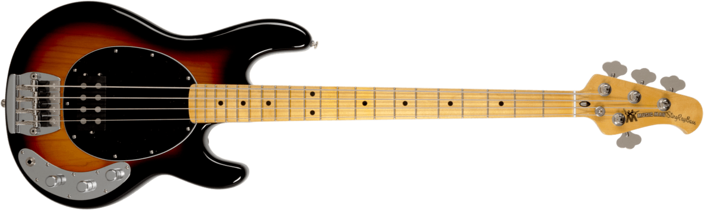 Music Man Stingray Retro 70s Usa Active Mn - Vintage Sunburst - Solid body elektrische bas - Main picture