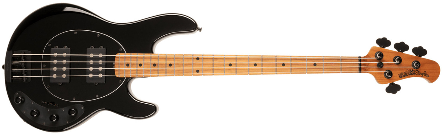 Music Man Stingray Special 2h 2020 Active Mn - Black - Solid body elektrische bas - Main picture