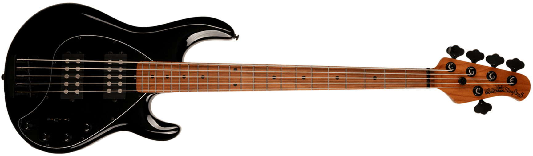 Music Man Stingray Special 5c 2h 2020 Active Mn - Black - Solid body elektrische bas - Main picture