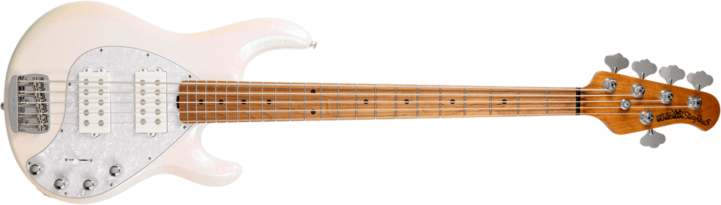 Music Man Stingray Special Hh 5c Active Mn +housse - Dazzler - Solid body elektrische bas - Main picture