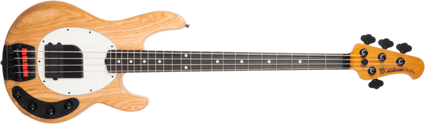 Music Man Tim Commerford Stingray Bass Active Signature Eb - Natural Gloss - Solid body elektrische bas - Main picture