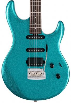 Solid body elektrische gitaar Music man Steve Lukather Luke III HSS - Ocean sparkle