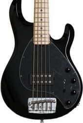 Solid body elektrische bas Music man Stringray Bass 5 H Cobalt (MN) - Black