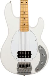 Solid body elektrische bas Music man Retro '70s StingRay Bass (USA, MN) - white