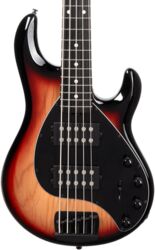 Solid body elektrische bas Music man StingRay Special HH 5-String +Gig Bag - Faded Vintage Sunburst