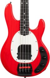Solid body elektrische bas Music man Tim Commerford StingRay Bass Active - Caliper red