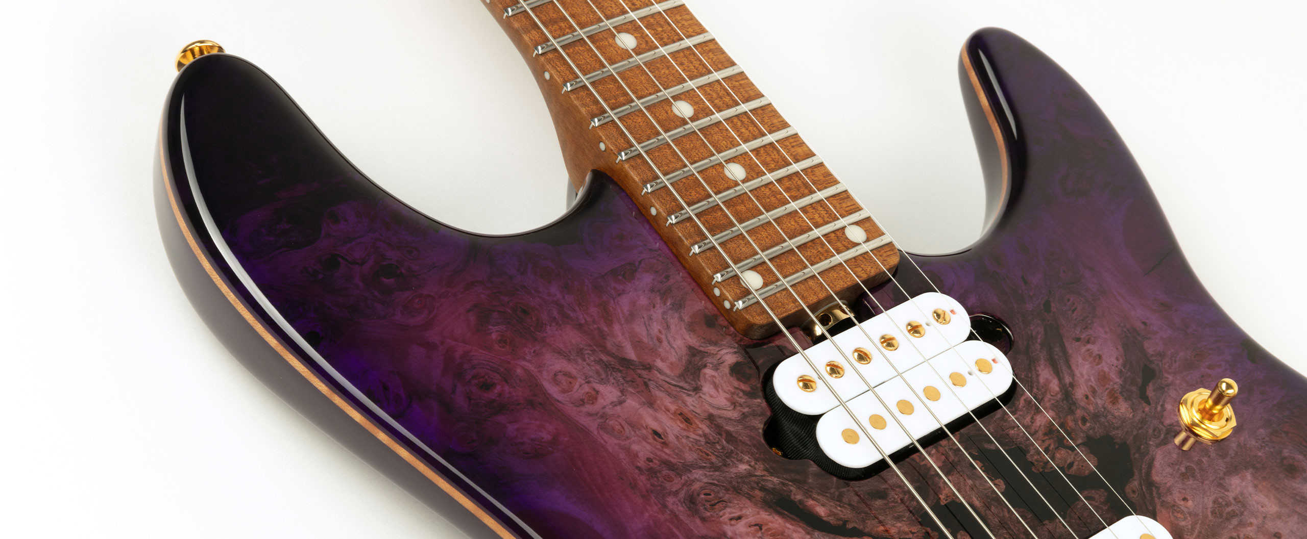 Music Man Jason Richardson 6 Cutlass Signature 6c 2h Trem Mn - Majora Purple - Elektrische gitaar in Str-vorm - Variation 3